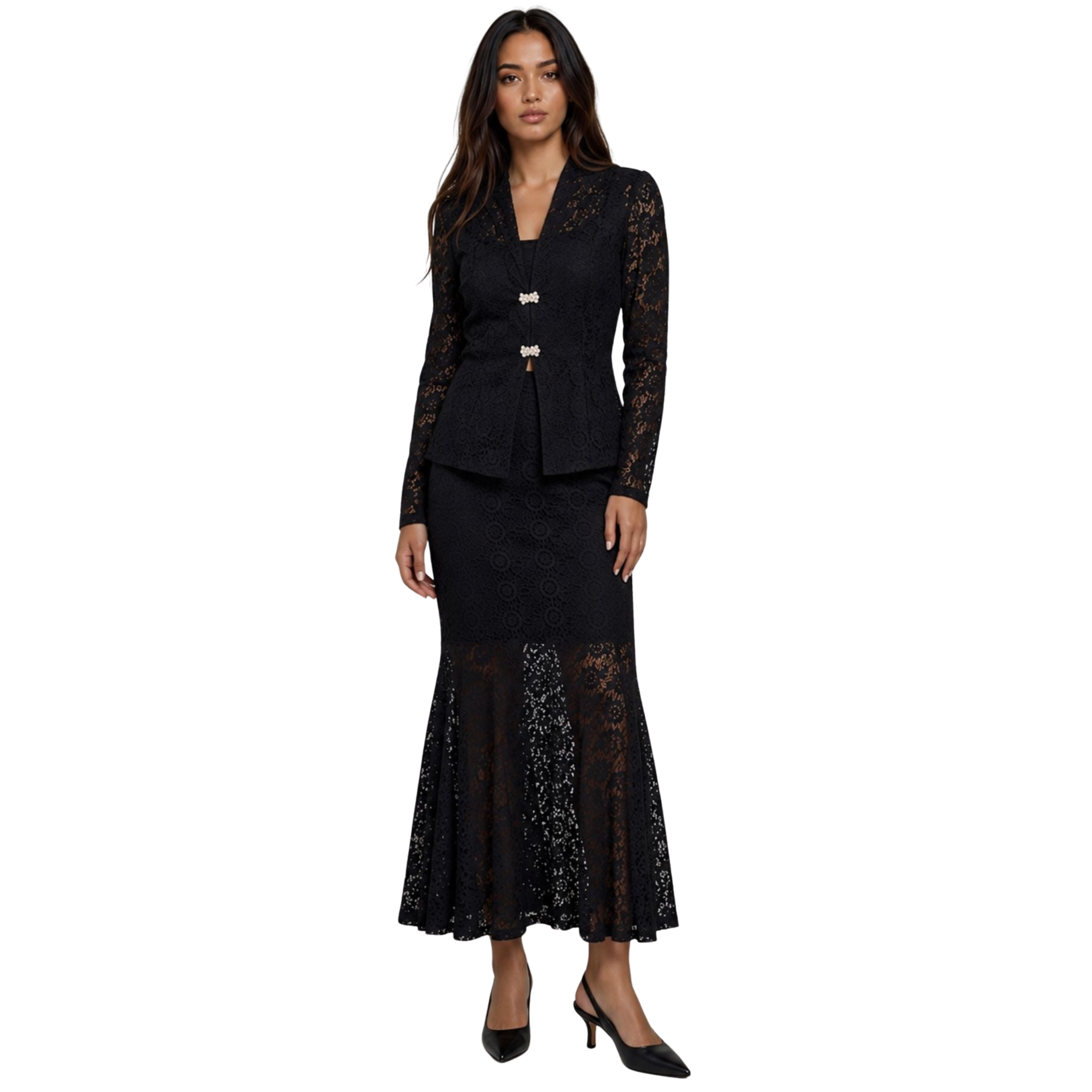 The Valentina Lace Mermaid Skirt