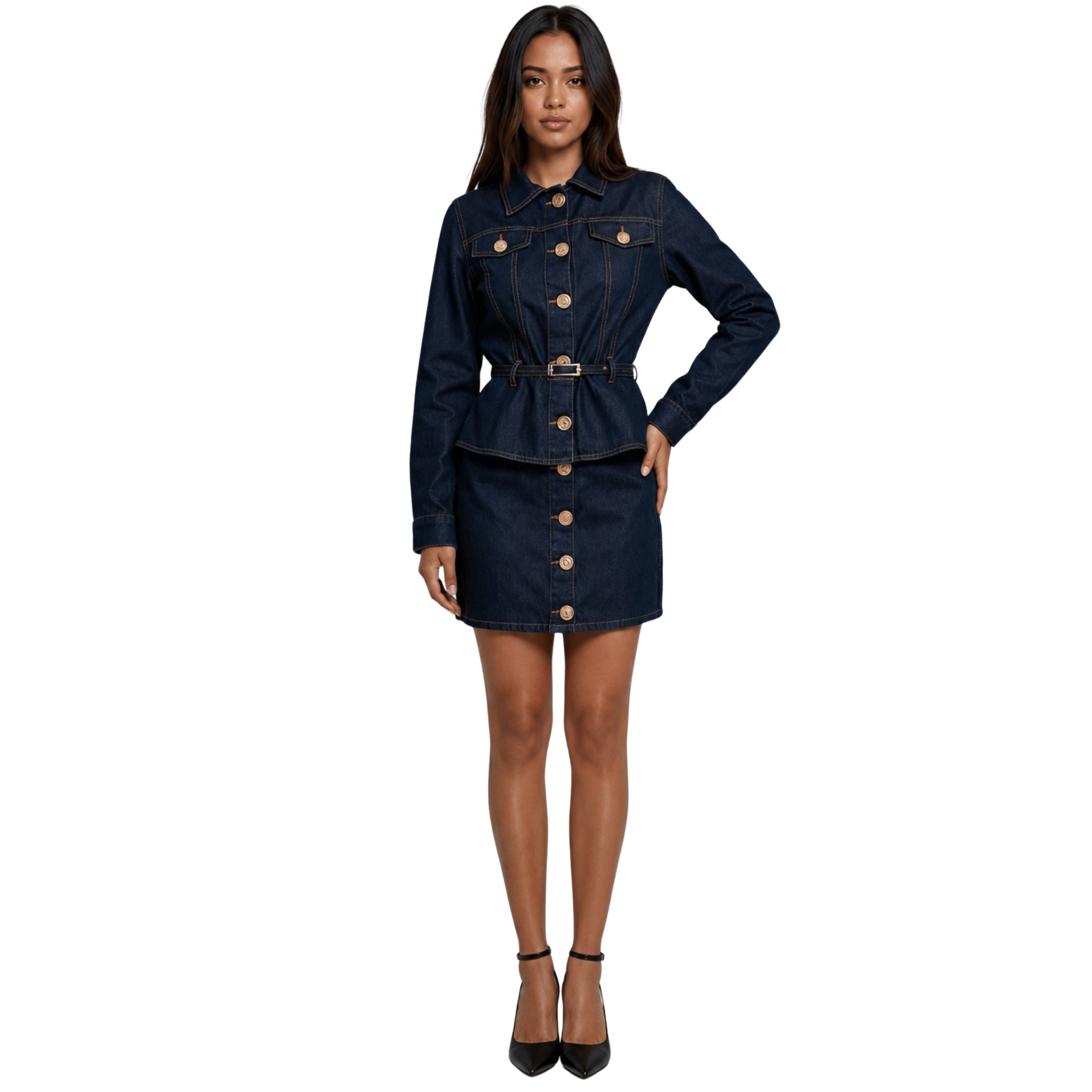 The Monaco Denim Mini Skirt